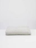 in Bed | Linen Duvet Cover - Grey & White Stripe | My Chameleon King