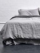 in Bed | Linen Duvet Set - Cool Grey | My Chameleon Queen