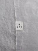 in Bed | Linen Flat Sheet - Cool Grey | My Chameleon King