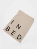in Bed | Linen Flat Sheet - Cool Grey | My Chameleon King