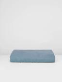 in Bed | Linen Flat Sheet - Lake Blue | My Chameleon King