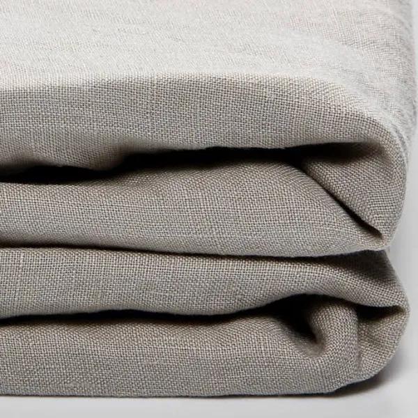 in Bed | Linen Flat Sheet | Queen | Dove Grey - LC