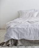 in Bed - White Quilt Covers - Linen Duvet Cover - Size Queen at The Iconic