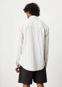 Incu | Pat Stripe Shirt Green Stripe / M