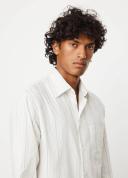 Incu | Pat Stripe Shirt Green Stripe / M