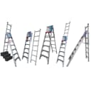 Indalex 1.8 - 3.2m 150kg Aluminium 5 Way Combination Ladder Multi Fold