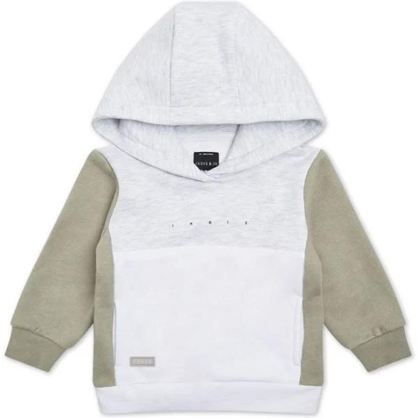 Indie Kids by Industrie The Lawson Hoodie in Green Khaki 0