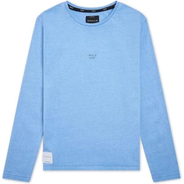 Indie Kids by Industrie The Long Sleeve Marcoola Tee in Blue 14
