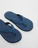 Indosole Men's ESSNTLS Thongs - Shore Blue 12 / Shore Blue