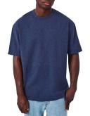 Industrie The Del Sur Tee in Navy Marle Navy XL