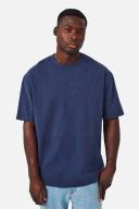 Industrie The Del Sur Tee in Navy Marle Navy XL