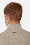 Industrie - The Lakewood Zip Neck Knit - Wheat M