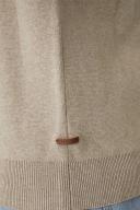 Industrie - The Lakewood Zip Neck Knit - Wheat XXL