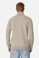 Industrie - The Lakewood Zip Neck Knit - Wheat XXL