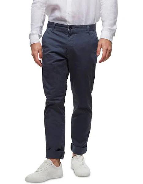 Industrie The Regular Cuba Chino Pant - Mid Indigo Indigo 38