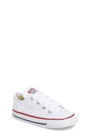 Infant Converse Chuck Taylor Low Top Sneaker, Size 3 M - White