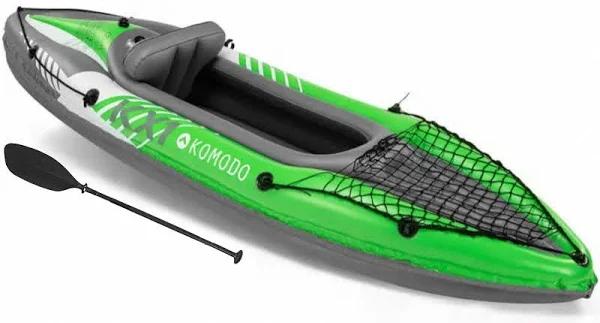 Inflatable Boat Kayak Fishing Canoe 1-person Raft Water Challenger