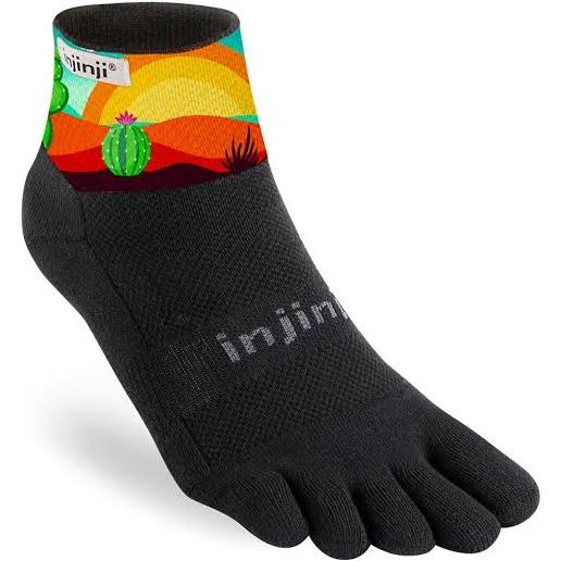 Injinji Performance Trail Midweight Mini Crew Running Socks M / Mirage