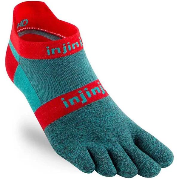 Injinji Run 2.0 Lightweight No-Show LGE / Aquaberry