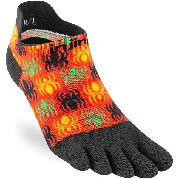 Injinji Spectrum Run Lightweight No Show Socks Spider / S
