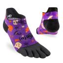 Injinji Spectrum Run Lightweight No-Show Unisex Socks - Pine - S
