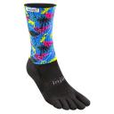 Injinji Spectrum Trail Midweight Crew Unisex Socks - Fright - L