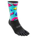 Injinji Spectrum Trail Midweight Crew Unisex Socks - Fright - L