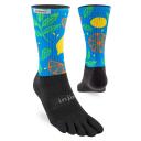 Injinji Spectrum Trail Midweight Crew Unisex Socks - Fright - L