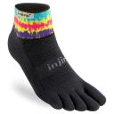 Injinji Spectrum Trail Midweight Mini-Crew Unisex Socks - Lava - Small