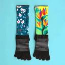 Injinji Spectrum Trail Womens Midweight Crew Slime M/L