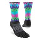 Injinji Spectrum Trail Womens Midweight Crew Slime M/L