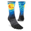 Injinji Spectrum Trail Womens Midweight Crew Slime M/L
