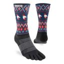 Injinji Spectrum Trail Womens Midweight Crew Slime M/L