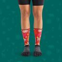 Injinji Spectrum Trail Womens Midweight Crew Slime M/L