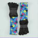 Injinji Spectrum Trail Womens Midweight Crew Slime M/L