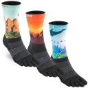 Injinji Trail 2.0 Midweight Crew Womens Socks - Three Sisters - M/L