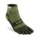 Injinji Trail 2.0 Midweight Mini Crew Socks XL / Granite