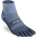 Injinji Trail 2.0 Midweight Mini Crew Socks XL / Granite