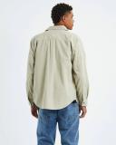 Insight Men's Cassian Long Sleeve Overshirt Tan, Size Small
