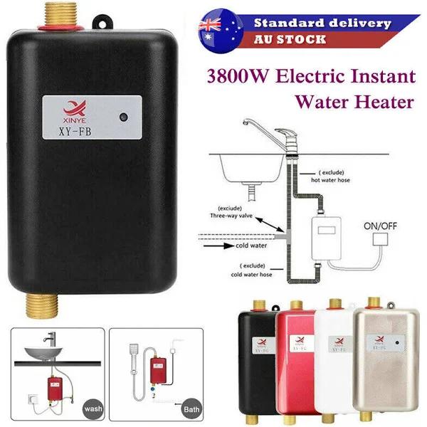 Instant Electric Tankless Hot Water Heater Shower Systems Under Sink
