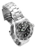 Invicta 22050 Men's Steel Bracelet Quartz Pro Diver Grey Dial Date Watch