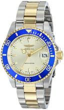 Invicta ILE8928OBA Pro Diver Automatic Dial Watch, Gold