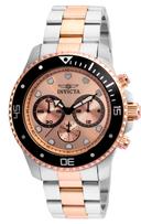 Invicta Men's 21791 Pro Diver Quartz Chronograph Rose Gold Dial Watch