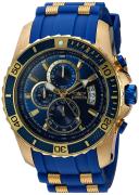 Invicta Men's Pro Diver Stainless Steel Quartz Watch With Polyurethane