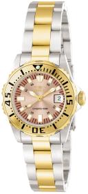 Invicta Pro Diver Rose Gold Dial Stainless Steel 15253 Women's Watch
