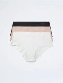 Invisibles 3 Pack Hipster Briefs Silver M