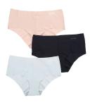 Invisibles 3 Pack Hipster Briefs Silver M