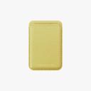 iPhone HD Clear Case With Leather Magsafe Wallet Set Custard