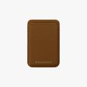 iPhone HD Clear Case With Leather Magsafe Wallet Set Custard
