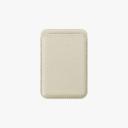 iPhone HD Clear Case With Leather Magsafe Wallet Set Custard